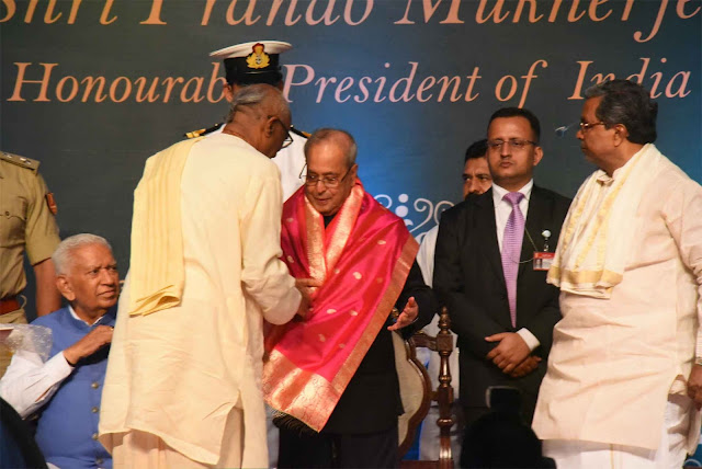 Felicitating The President