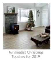 Minimalist Christmas Touches for 2019 at Pieced Pastimes