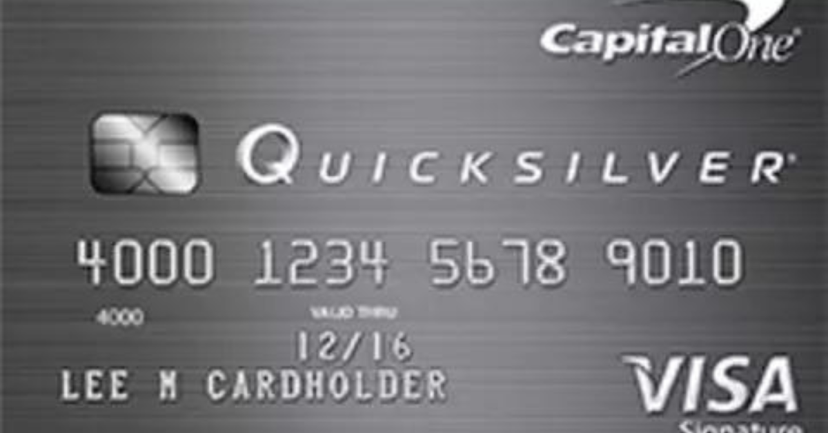 Capital One Quicksilver Cash Rewards Credit Card