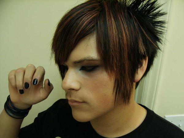 boys long hairstyle. Boys Emo Hairstyle Photo