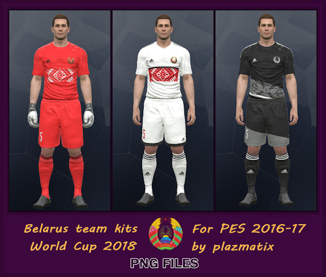 Kit Belarus National Team 2016-18 by Plazmatix