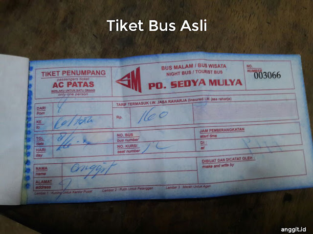 Tiket Bus Asli Sedya Mulya