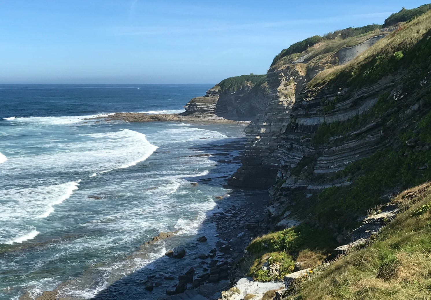 Cliffs north of St-Jean-de-Luz