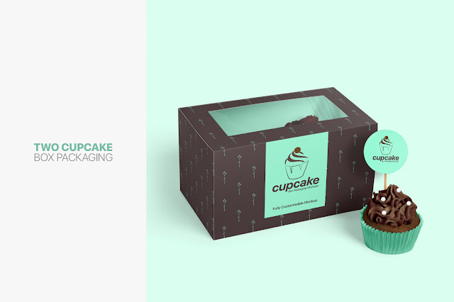 Cupcake Box Packaging Mockups Bundle, bakery, box branding, box label, branding, coffee cup, confectionery, cupcake, cupcake box, cupcake box mockup, cupcake mockup psd, cupcake topper, cupcake wrapper, food box, labelling, mockup, packaging, photoshop, product mockup, psd, showcase, topper