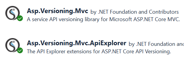 NuGet Asp.Versioning.Mvc Package