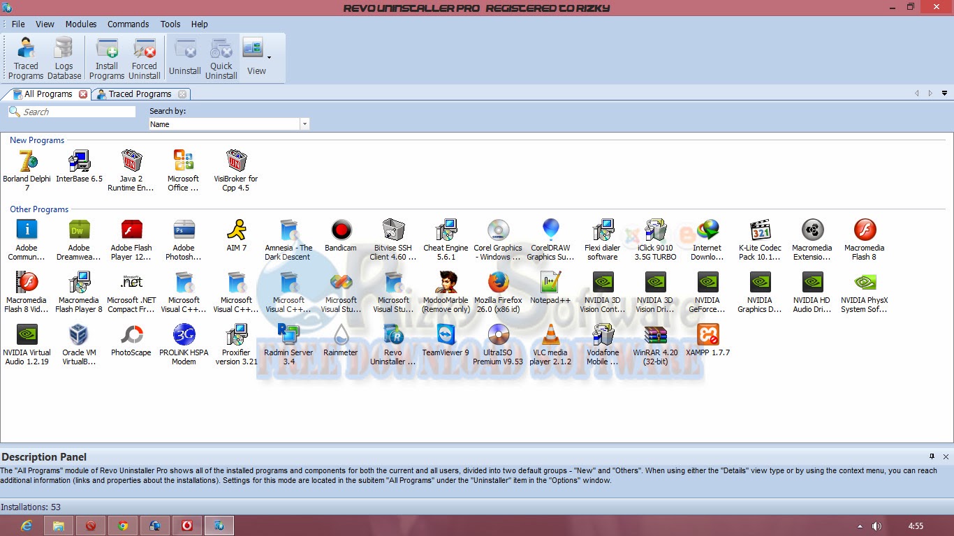 Download Revo Uninstaller 3.0.7 Pro Full Version