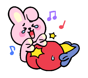 LINE  UNIVERSTAR BT21  Baby Style Example with GIF 