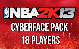 NBA 2K13 Cyberface Pack Mod