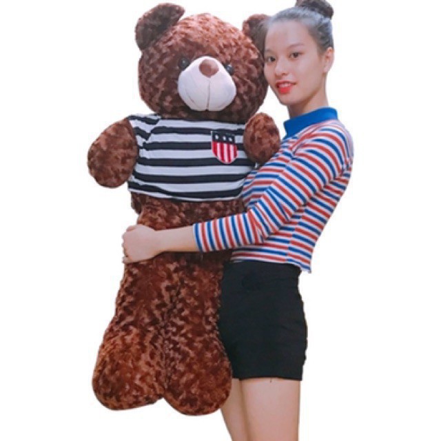 Huongtong02 - Gấu teddy khổ 1m2 cao 1m hàng vnxk cao cấp