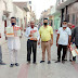 भारतीय जनता पार्टी के कार्यकर्ताओं ने बांटे मॉस्क व सेनिटाइजर