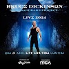 Ingressos: Bruce Dickinson em Curitiba / Live - 24 de abril