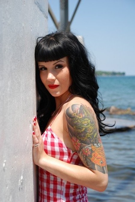 Beautiful Tattooed women in their body