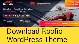 Roofio - Roofing Services WordPress Theme free Download