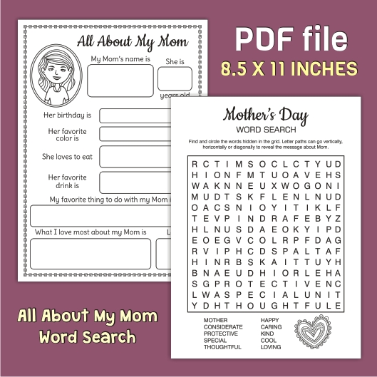 Mother's Day Printable Bundle  TpT