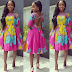 Check out this Beautiful Ankara Short Gown Design 
