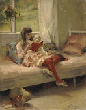 Good Friends by Albert Edelfelt - Portrait Paintings from Hermitage Museum