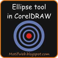 Ellipse Tool di CorelDRAW motif web