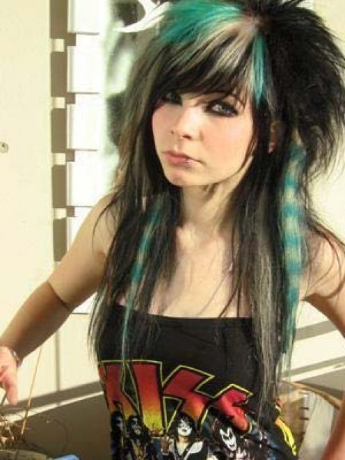 scene kid hairstyles. scene hairstyles for girls