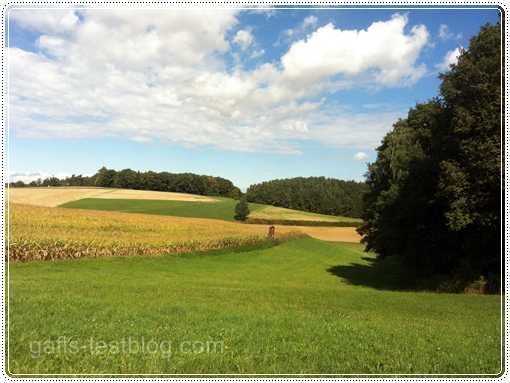 Landschaft mit Wolkenspiel