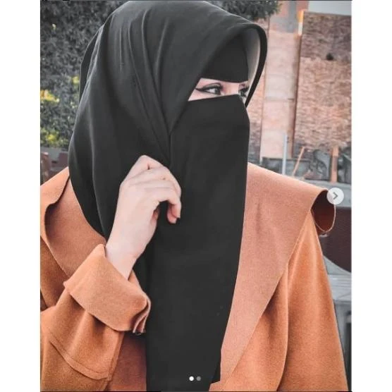 মেয়েদের হিজাব পরা পিক - কালো হিজাব পরা পিক	- hijab pic