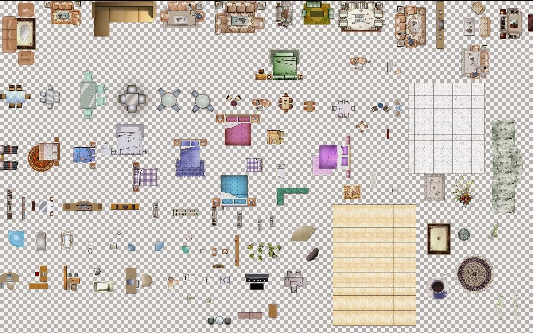 Thư viện đồ đạc nội thất  file photoshop ( phần 2)