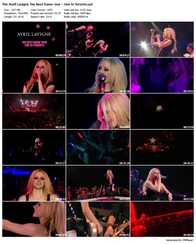 AVRIL LAVIGNE THE BEST DAMN TOUR LIVE IN TORONTO 2008 video download