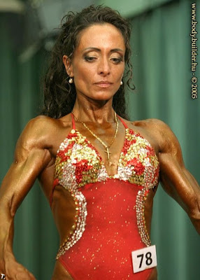 Male and female bodybuilders