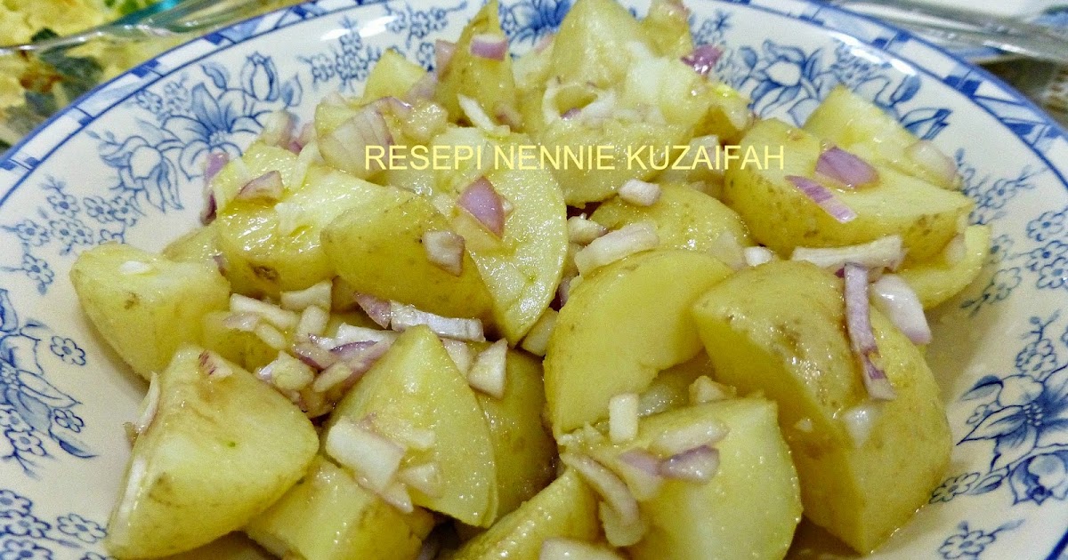 RESEPI NENNIE KHUZAIFAH: Salad ubi kentang yukon