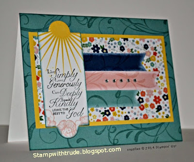 Stampin Up Trust God, card by Trude, stampwithtrude.blogspot.com