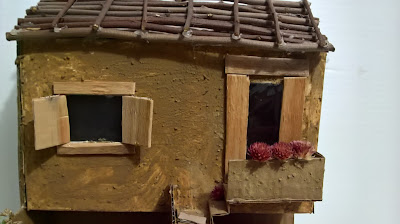 facciata Calzolaio casetta presepe Antichi mestieri Natale - tutorial DIY