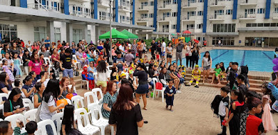 All residents are participating in Halloween Party for kids in Light Residences condo in Mandaluyong City, Metro Manila