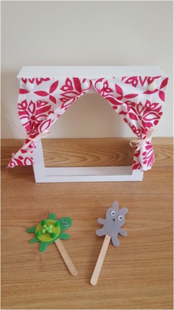 DIY Puppet Theater - from a cardboard box