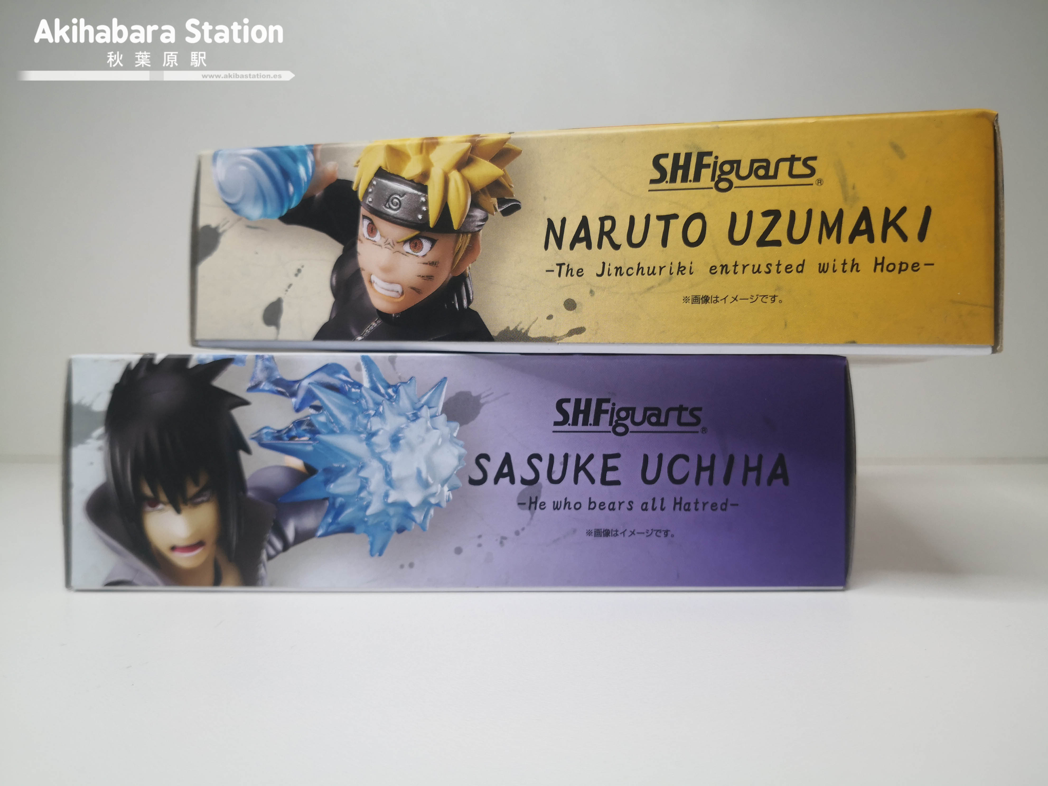 Review de los S.H.Figuarts Naruto Uzumaki  Sasuke Uchiha - Tamashii Nations