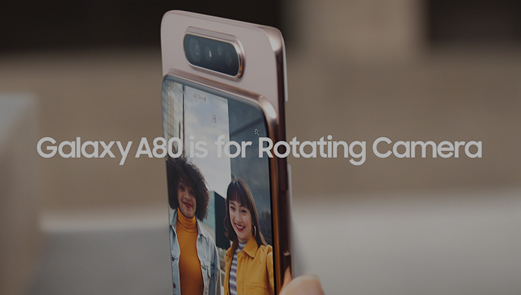 Samsung Galaxy A80 Featuring Rotating Camera Snapdragon 730