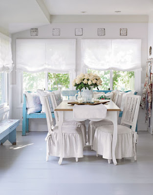 Elegant White Dining Room Design