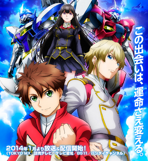 detalles del anime de mechas Buddy Complex.