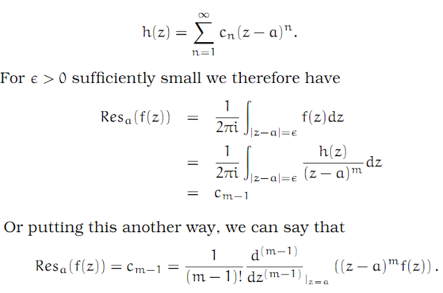 Complex Analysis: #16 The Calculus of Residues equation pic 1