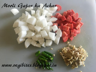 Mooli Gajar ka Achar