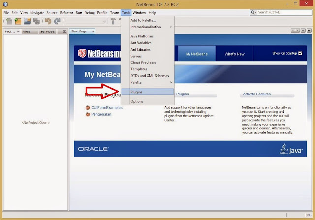Cara Mengaktifkan Plugin Java SE di NetBeans