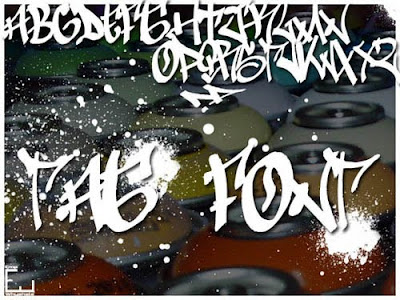 Fashion Fonts  on Here S Graffiti Tag Font Made With Digital Style  The Graffiti Looks