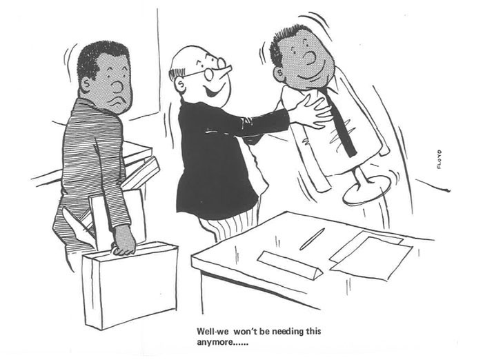 Brutally Honest Comics Drawn By Black Guy Depict What It Was Like Being The One Black Man In A White Work Environment In The 1960s