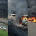 Lagos tanker explosion: 9 dead, 53 vehicles burnt – LASEMA {Photos&Video}