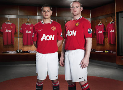 Manchester United New Jersey Hernandez Rooney Jersey 2011