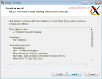 how install and configure xming server with putty