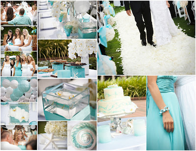 tiffany blue and gold weddings