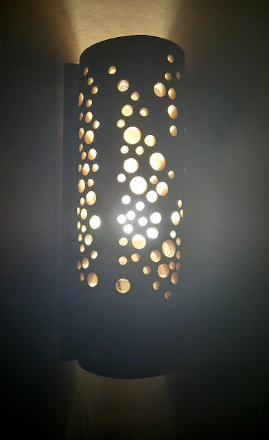 Licht der Bambus-Wandlampe