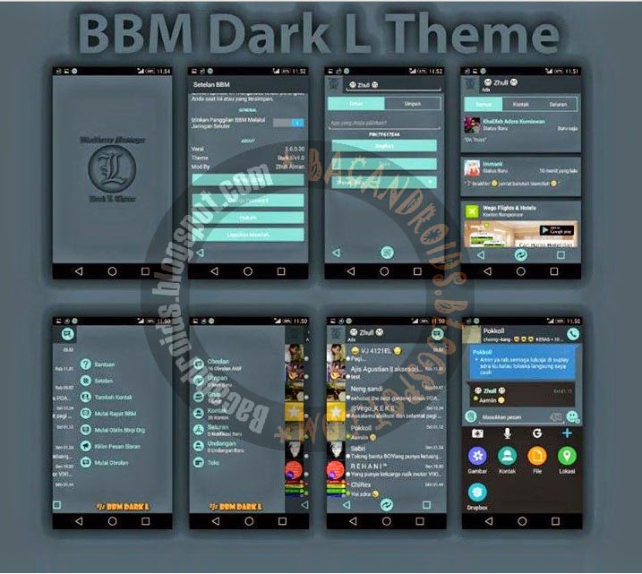 Download BBM Mod Tema Dark L 2.6.0.30 APK