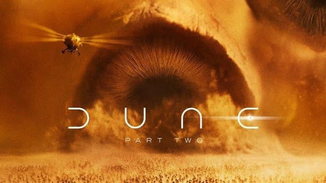 Movie poster for "Dune: Part Two." This photo comes from "Comicbookmovie.com"