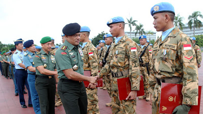 Panglima TNI  :  Tugas Menjaga Perdamaian Dunia Suatu Kebanggaan