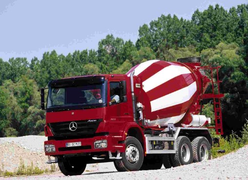 gambar truk molen mercedes-benz axor 2633